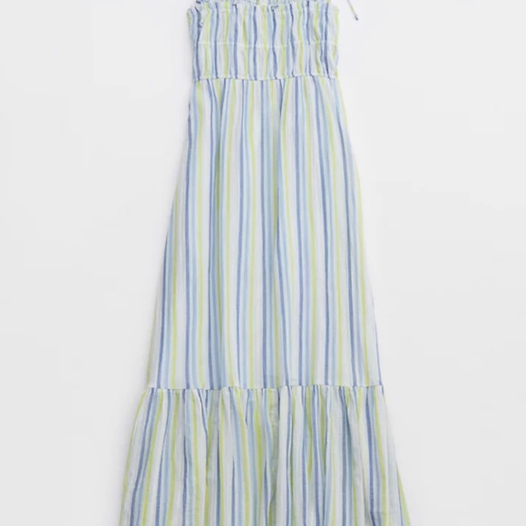 AERIE - Button Up Maxi Dress in Monaco Blue - Picture 2 of 3